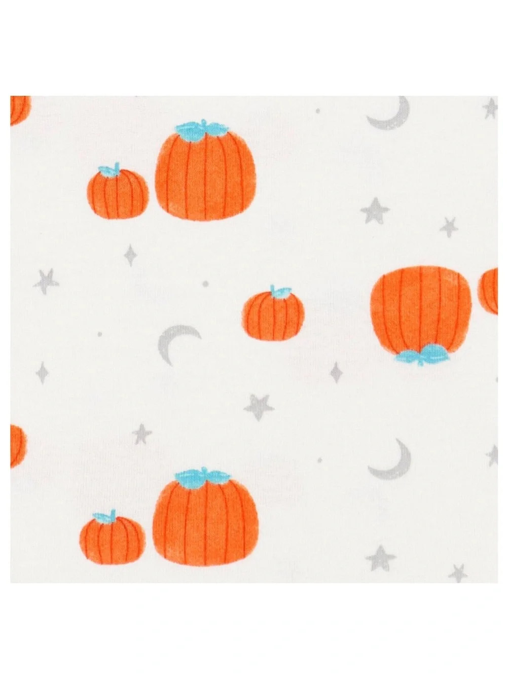 Carter's Orange, White & Black Halloween 4-Piece Pajama Set